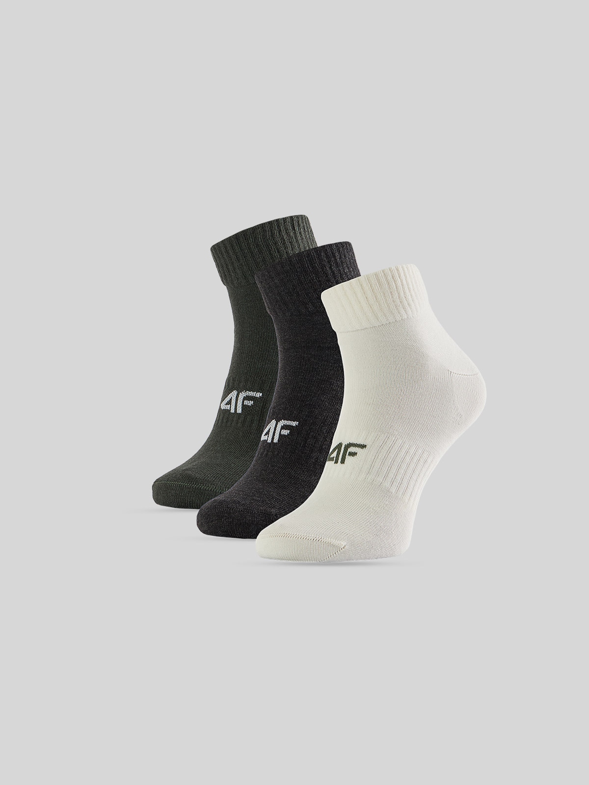 4F Skarpetki krótkie (3-pack) męskie - multikolor 43-46