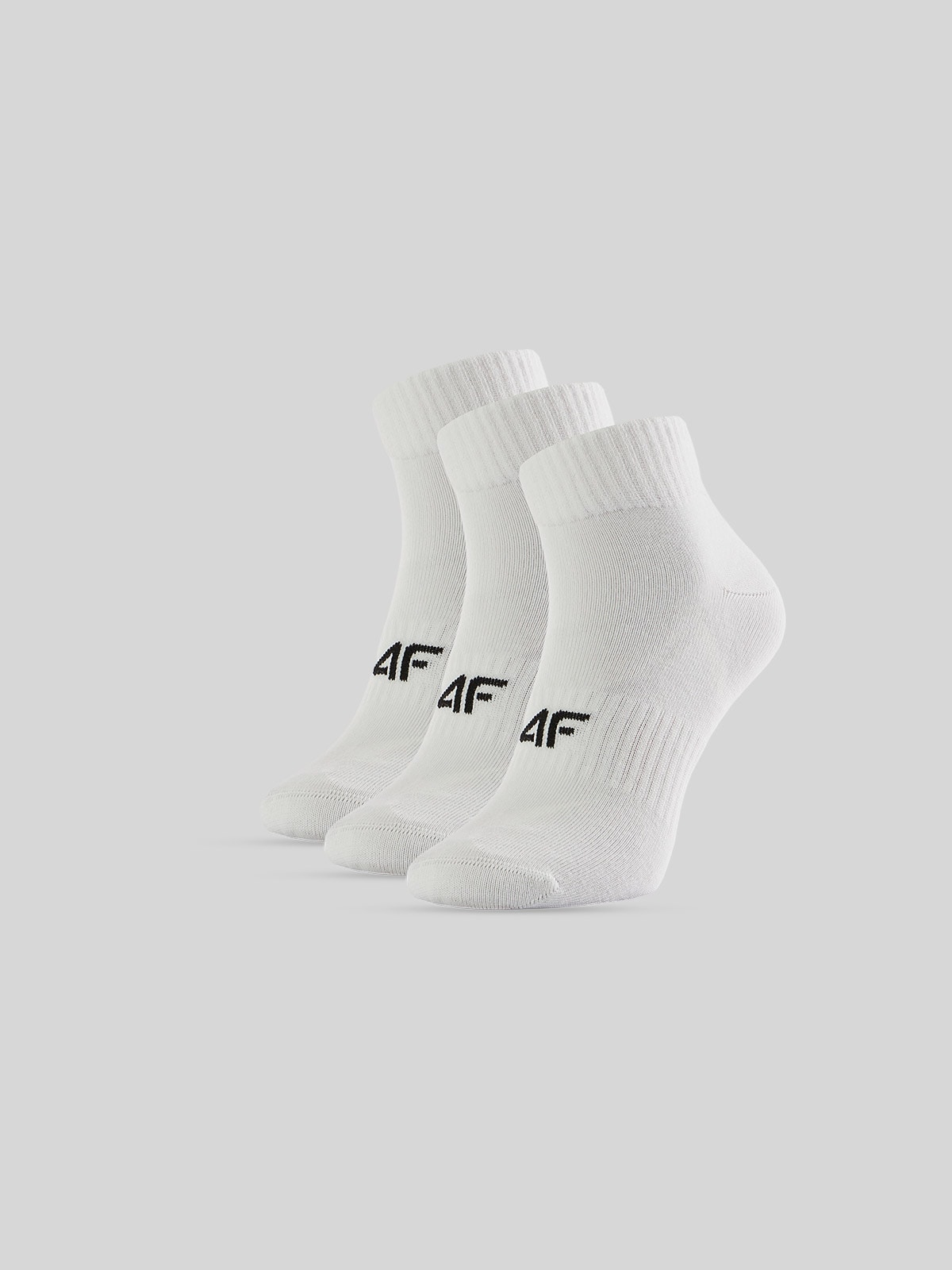 4F Skarpetki krótkie (3-pack) męskie - białe 39-42