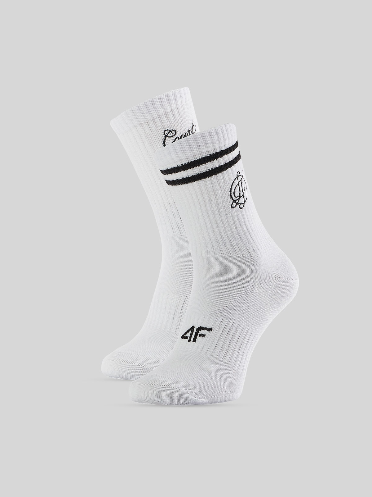 4F Skarpetki długie (2-pack) damskie - białe 39-42