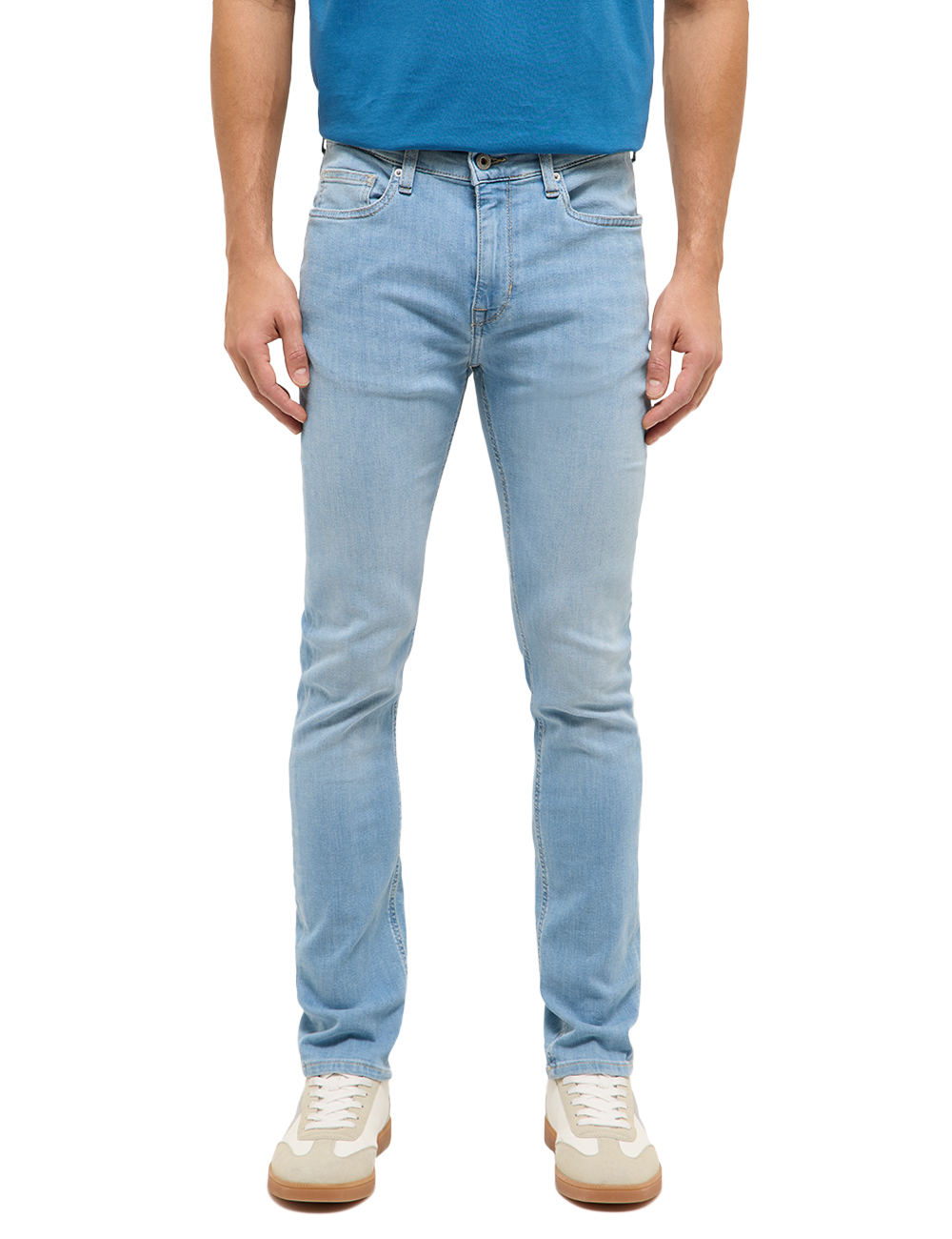Mustang Frisco Skinny cienkie jeansy męskie jasne