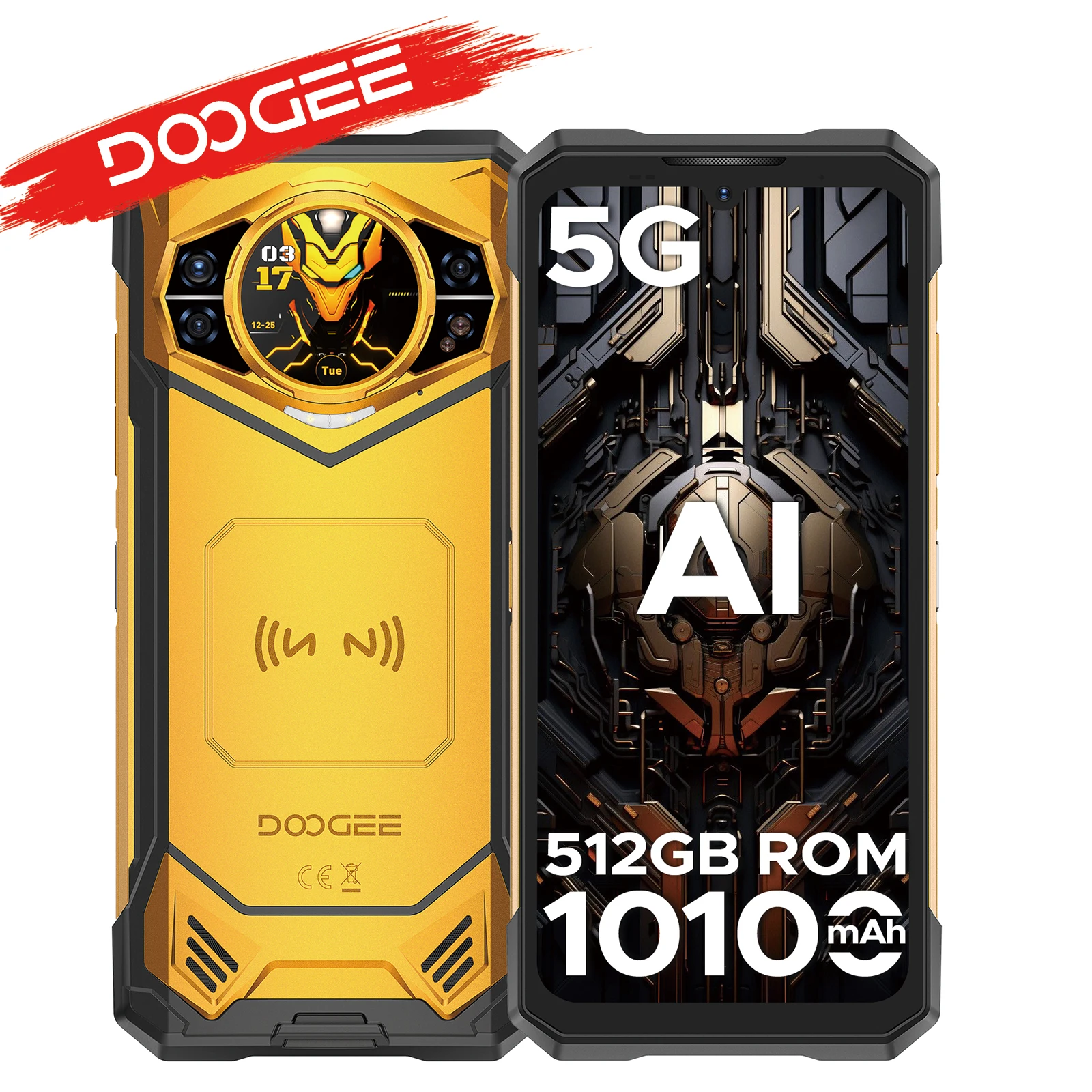 DOOGEE S200 X 5G Wzmocniony Smartphone 32GB+512GB, 6.72