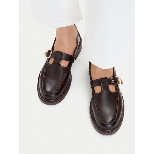 Półbuty U.S. Polo Assn. EO-PALOMA001W/GY1 Brązowy