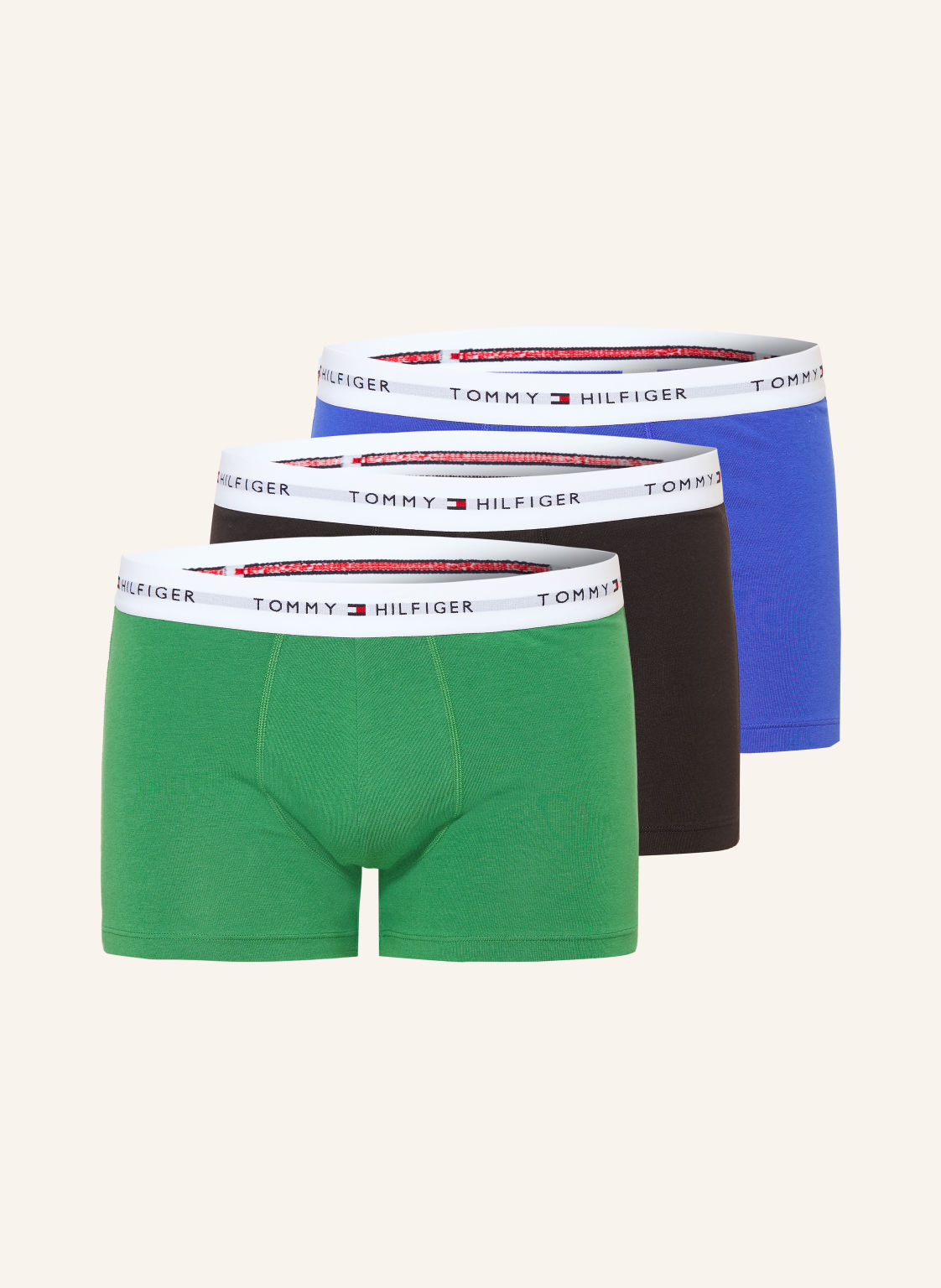 Tommy Hilfiger 3-Pak Bokserek blau