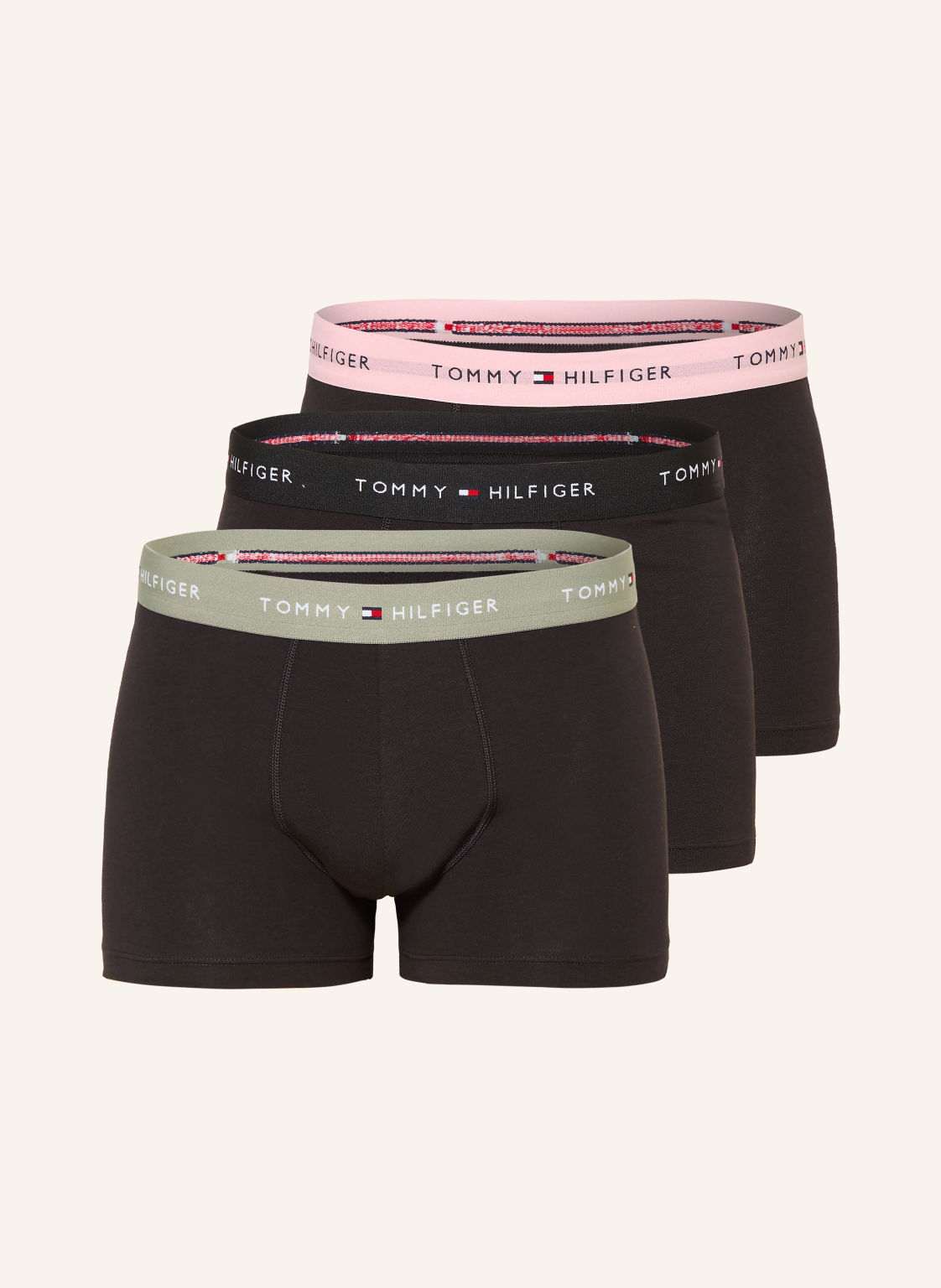 Tommy Hilfiger 3-Pak Bokserek schwarz