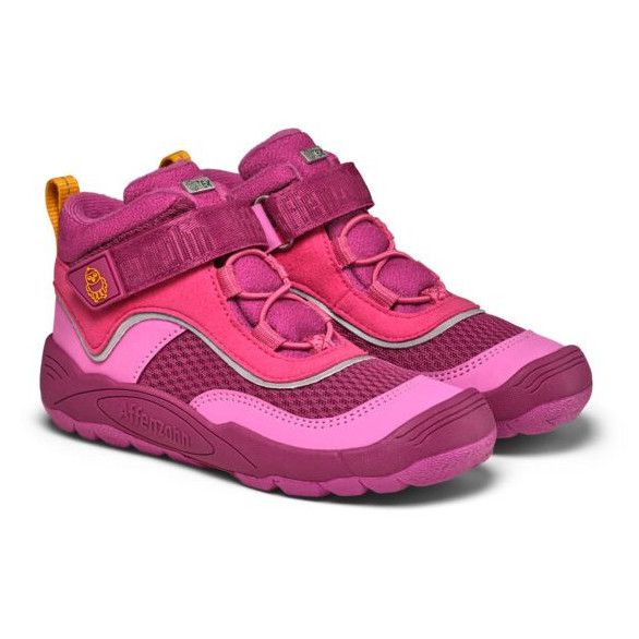 Buty barefoot dziecięce Affenzahn Low Boot Vegan Explory Bird Rozmiar butów (UE): 32 / Kolor: różowy