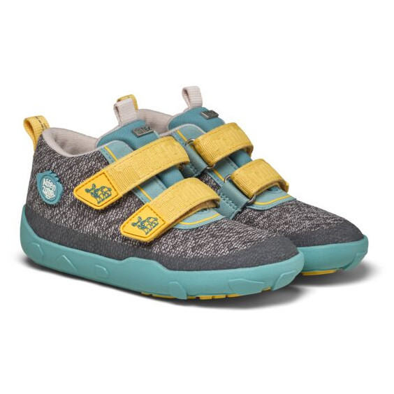 Buty barefoot dziecięce Affenzahn Low Boot Knit Happy Rhino Rozmiar butów (UE): 28 / Kolor: żółty/zielony