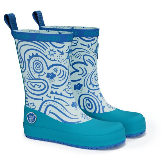 Kalosze dziecięce Affenzahn Rainboot Vegan Plashy Shark Rozmiar butów (UE): 34 / Kolor: niebieski