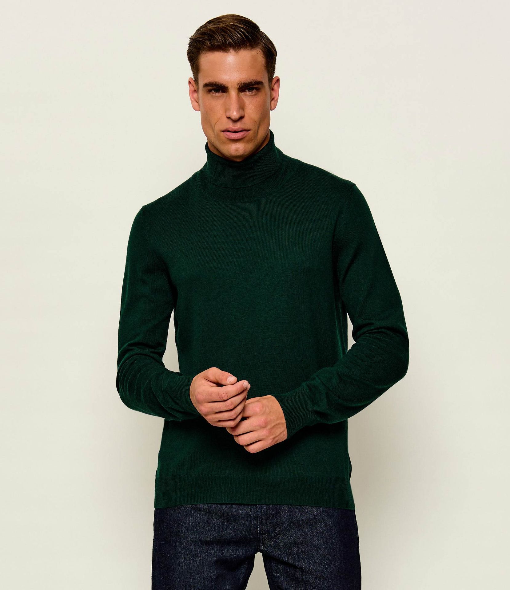 Gran Sasso Wełniany golf Regular Fit