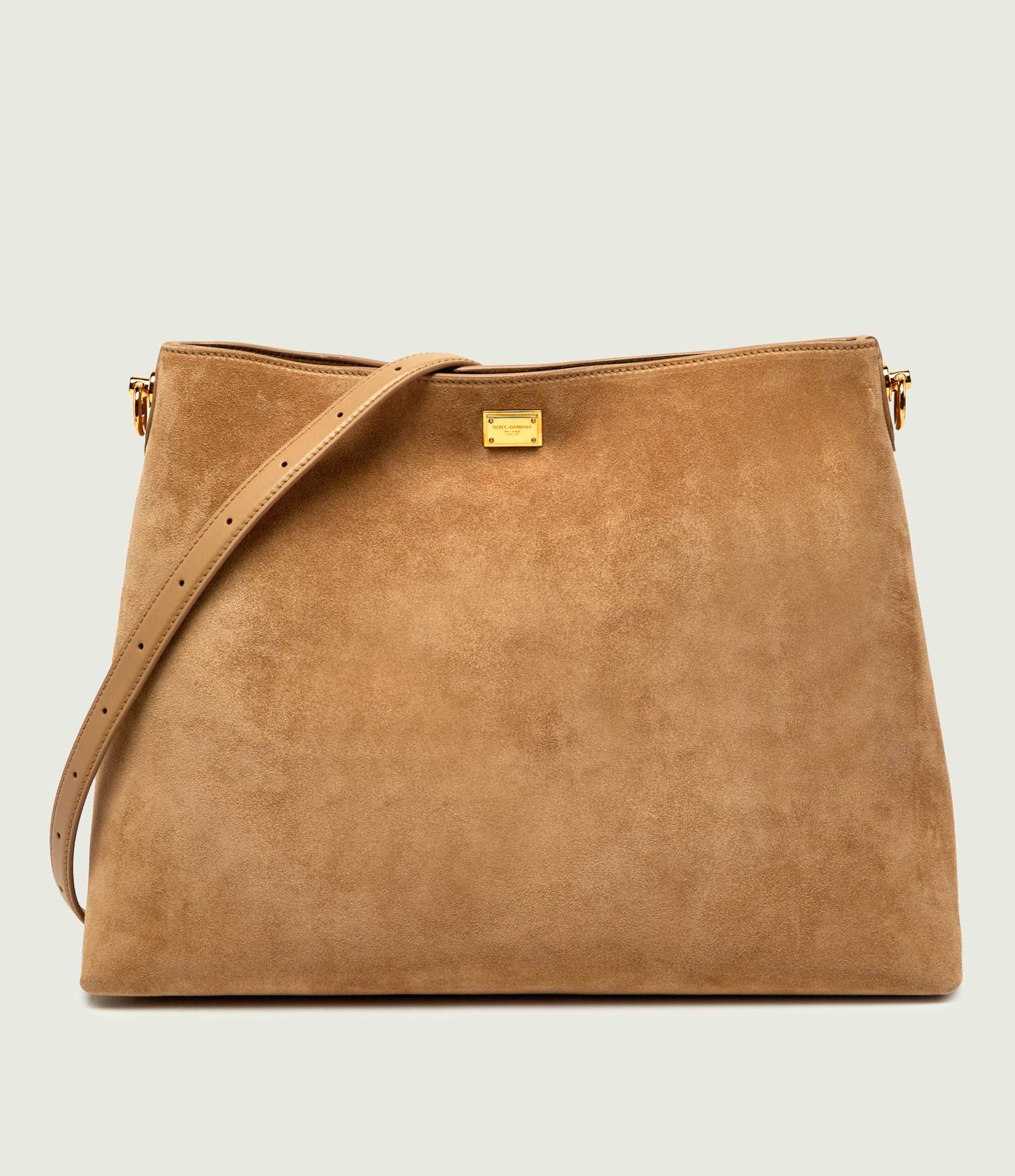Dolce & Gabbana Shopperka Large Vittoria zamsz