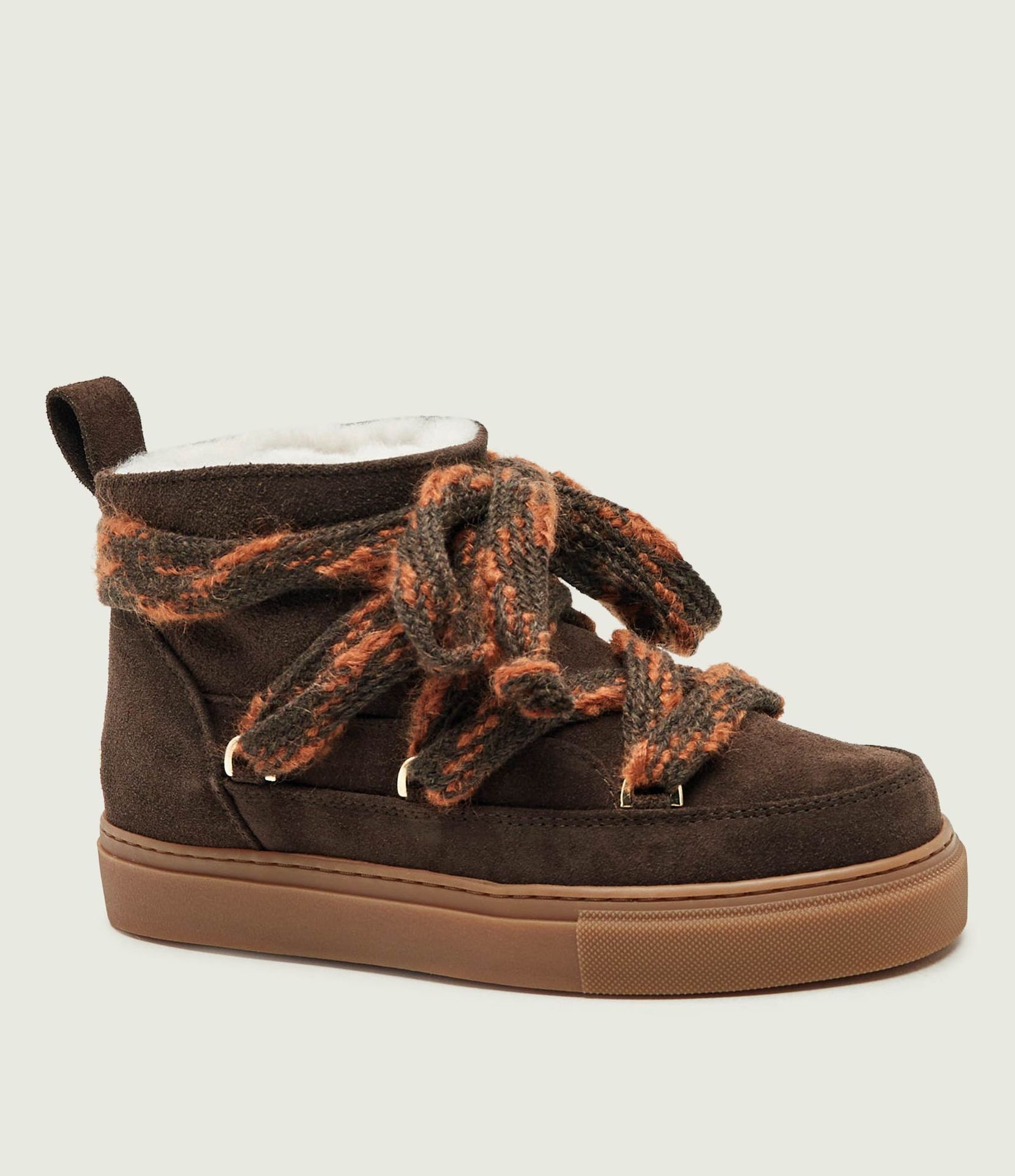 INUIKII Śniegowce Suede Knot zamsz
