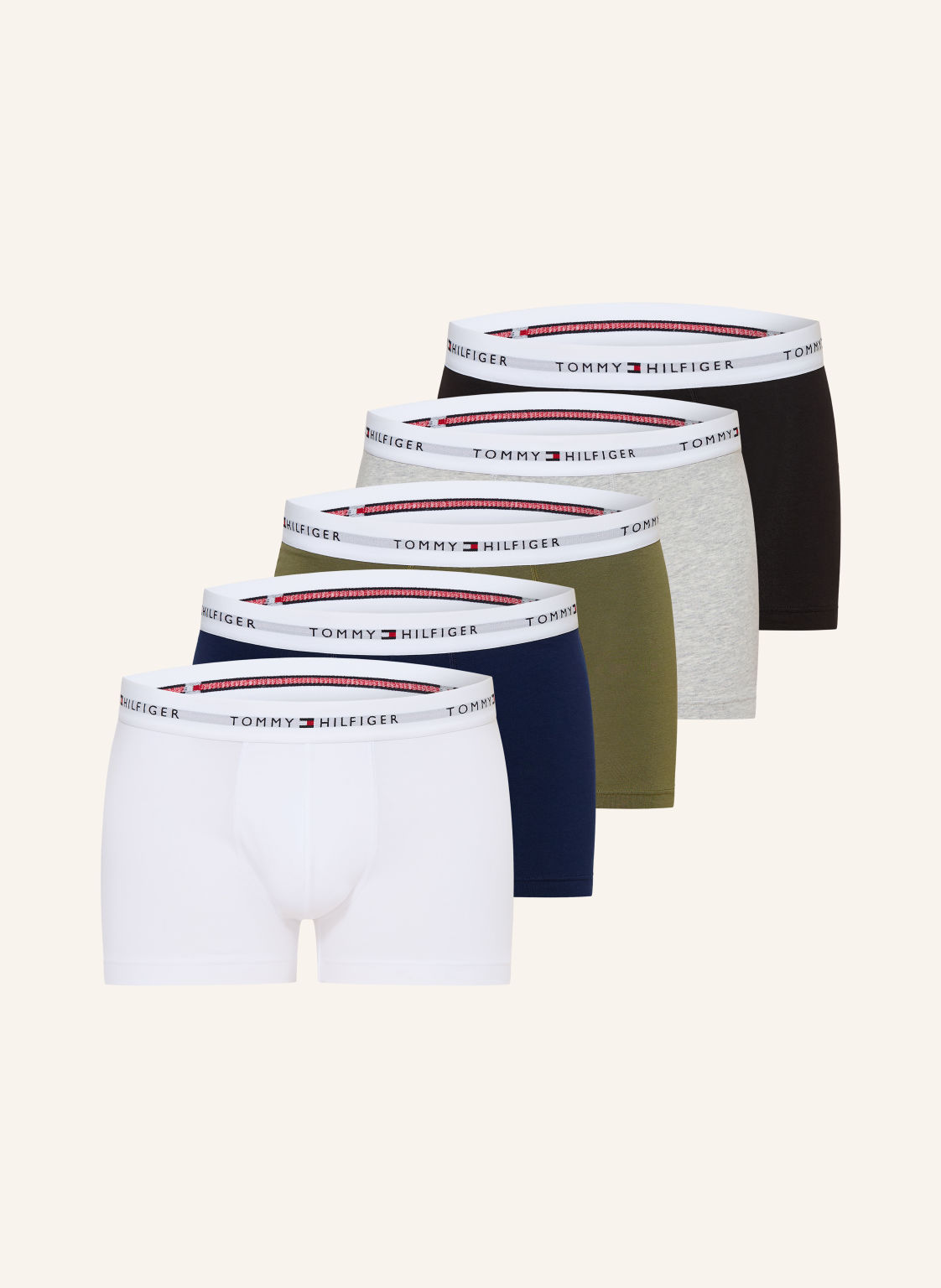 Tommy Hilfiger 5-Pak Bokserek weiss