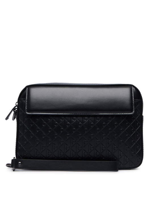 Calvin Klein Saszetka Refined Emblem Mix Pouch W/ Hand LV04D1369G Czarny