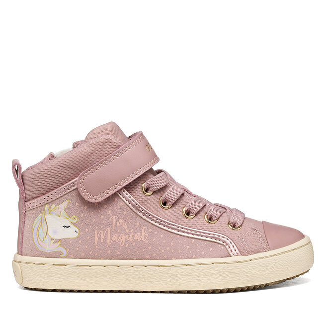 Sneakersy Geox J Kalispera Girl J744GI 0AU54 C8A2L S Różowy jasny