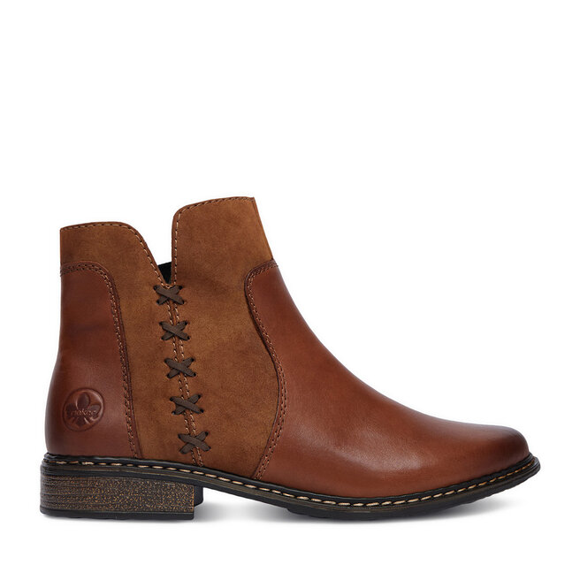 Botki Rieker CEO-Z4951-24 Brązowy