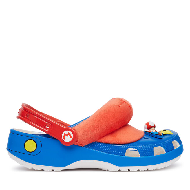 Klapki Crocs Mario Classic Clog 212134 Niebieski