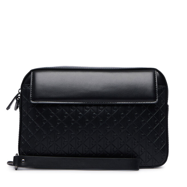 Saszetka Calvin Klein Refined Emblem Mix Pouch W/ Hand LV04D1369G Czarny