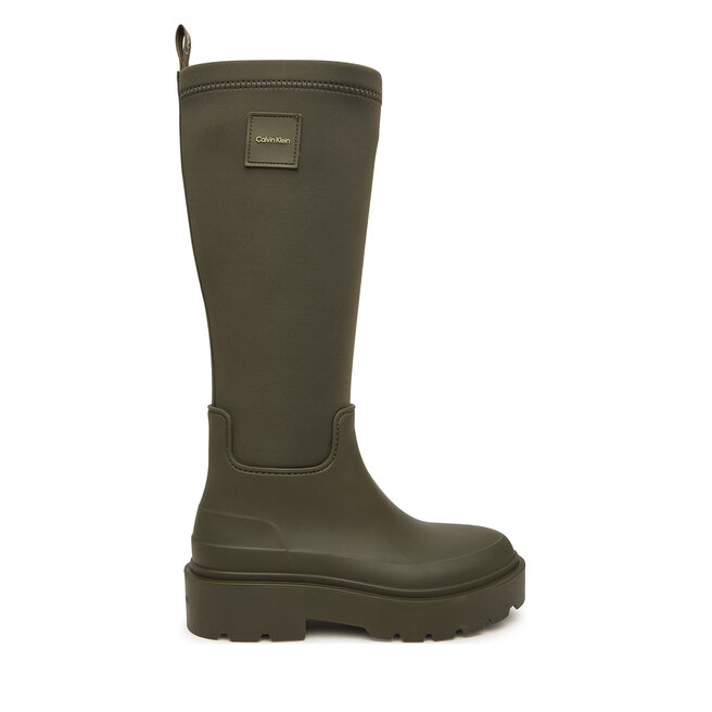 Kalosze Calvin Klein Rainboot High Rubber Neo HW0HW03180 Zielony