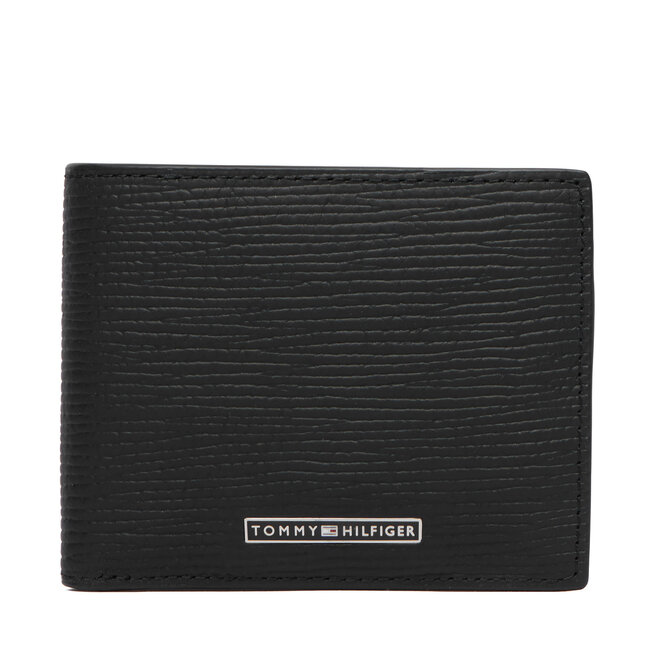 Portfel Tommy Hilfiger Th Business Saffi Mini Cc Wallet AM0AM14785 Czarny