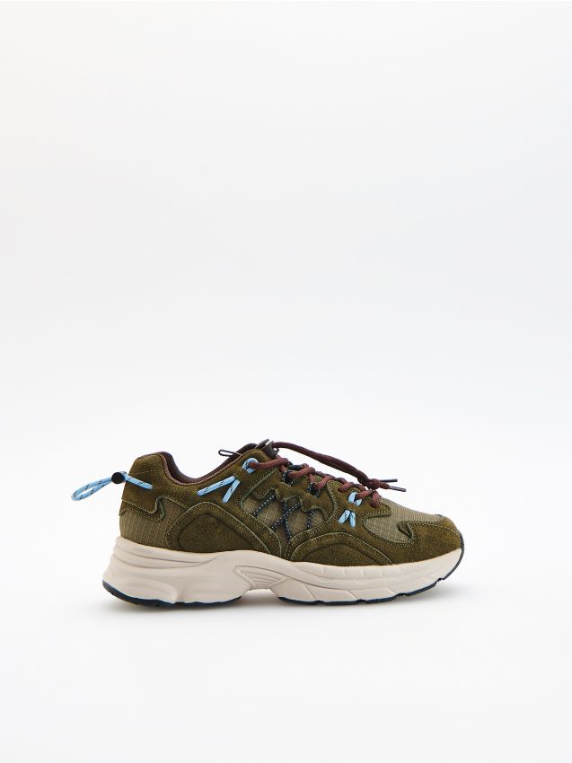 Reserved - Buty trekkingowe - ciemnozielony