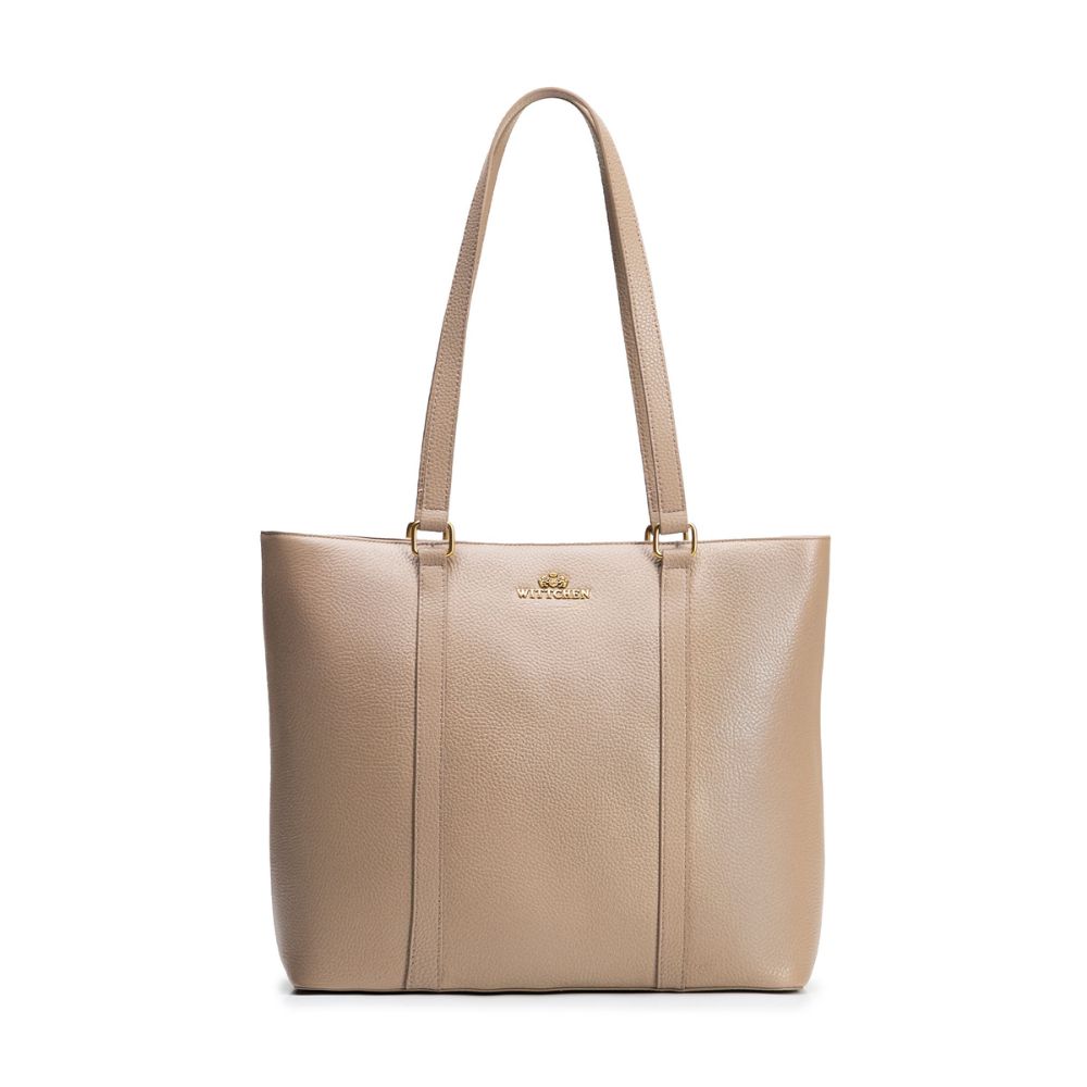 Wittchen Elegancka torebka Shopper Beżowa