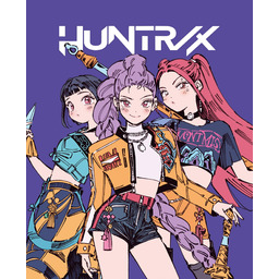 Halantex Koc z mikrofibry 130x160 K-POP Demon Hunter 06 fioletowy puszysty H26