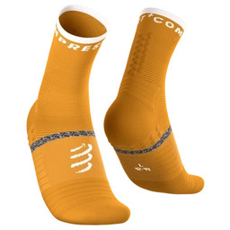 Compressport Skarpety PRO Marathon Socks V2.0 Sunflower/White
