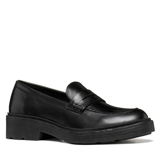 Loafersy Geox D Swelen D665GK 43 C9999 Czarny