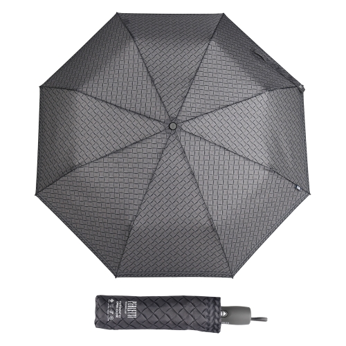 Parasol Damski Technology Automatyczny Składany Romby Czarny