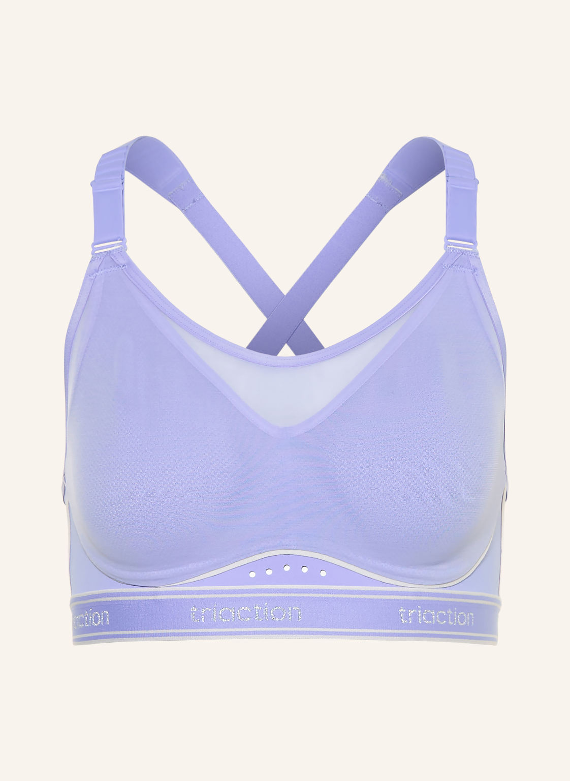 Triumph Biustonosz Sportowy Triaction Cardio Breeze Z Siateczką lila