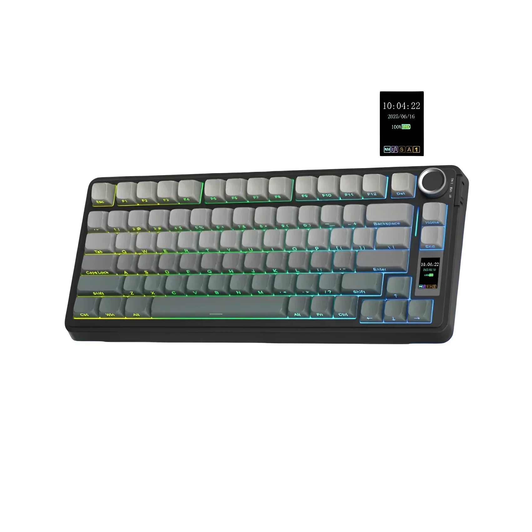 AULA - S75 Pro Wireless Mechanical Gaming Keyboard Gradient Black - Bezprzewodowa Klawiatura Mechaniczna AS75PROSSVGBLK