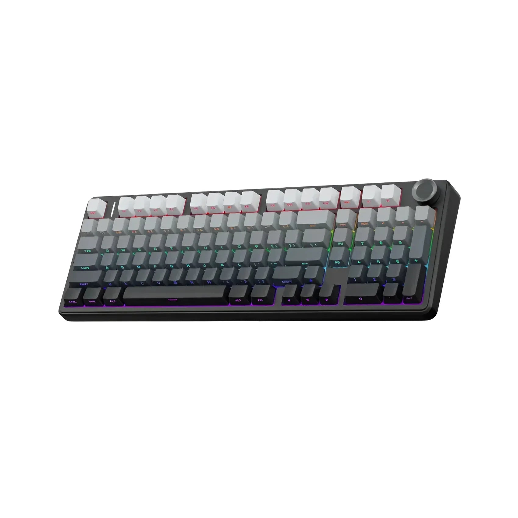 AULA - F99 Pro Wireless Mechanical Gaming Keyboard Gradient Grey - Bezprzewodowa Klawiatura Mechaniczna AF99PROSNV3GGR