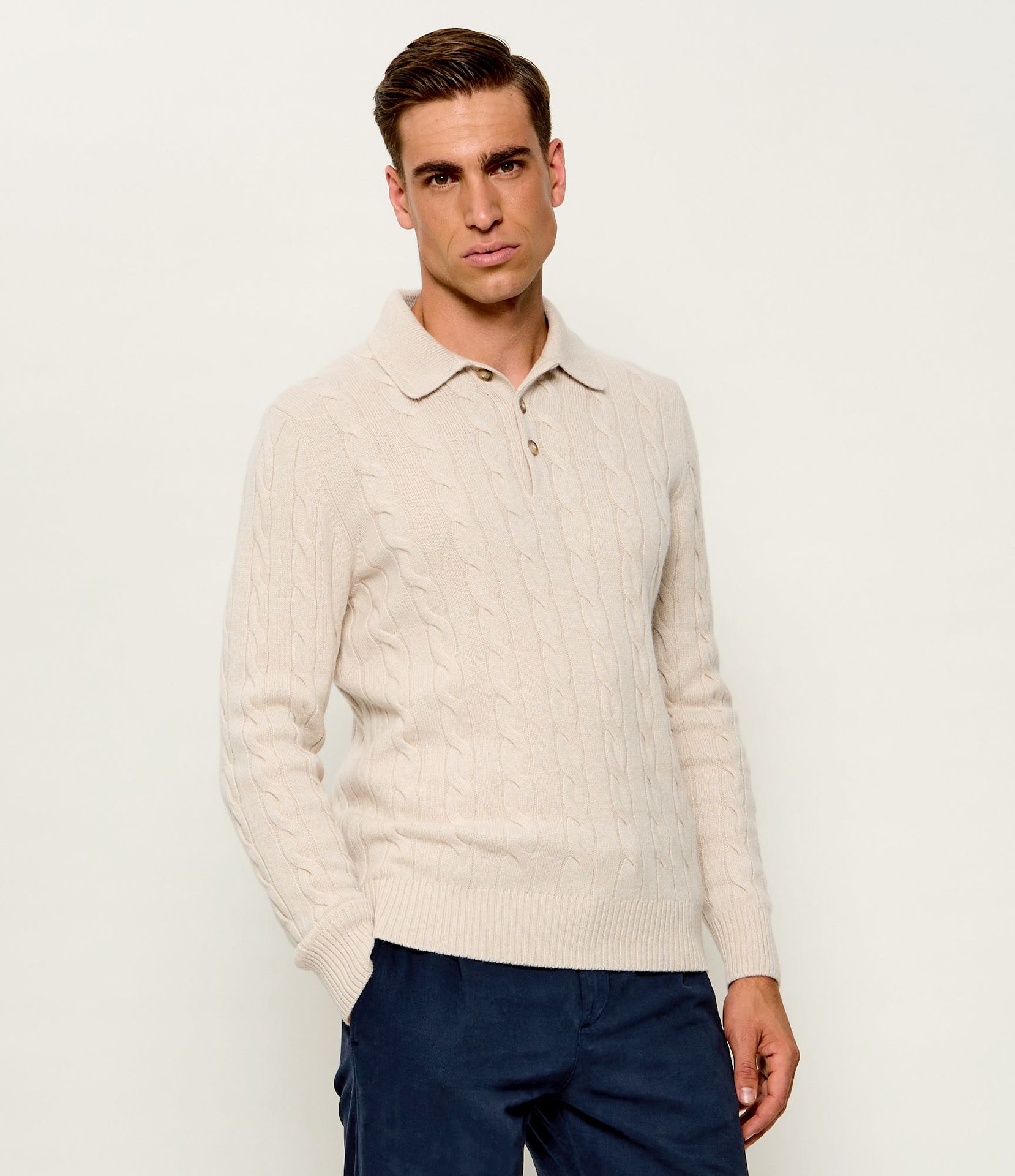 Gran Sasso Kaszmirowy sweter Tennis Regular Fit
