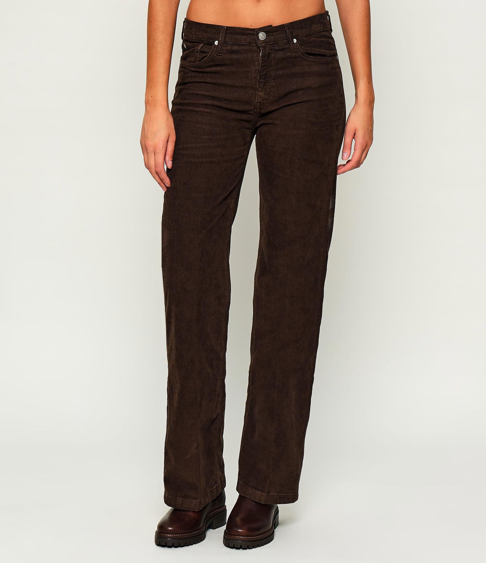 Joop! Spodnie Chrisi Straight fit sztruks