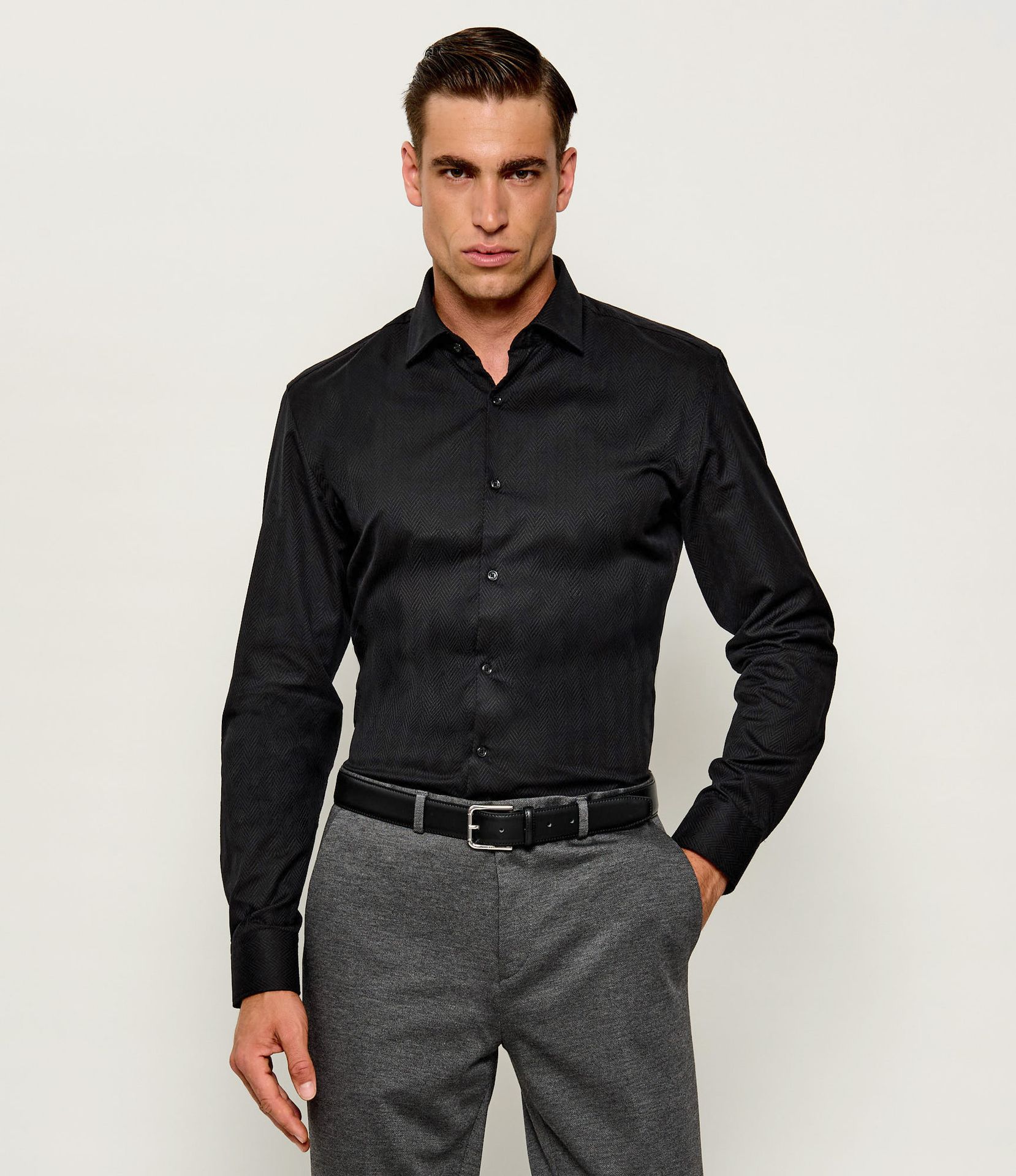 HUGO Koszula Kenno Slim Fit