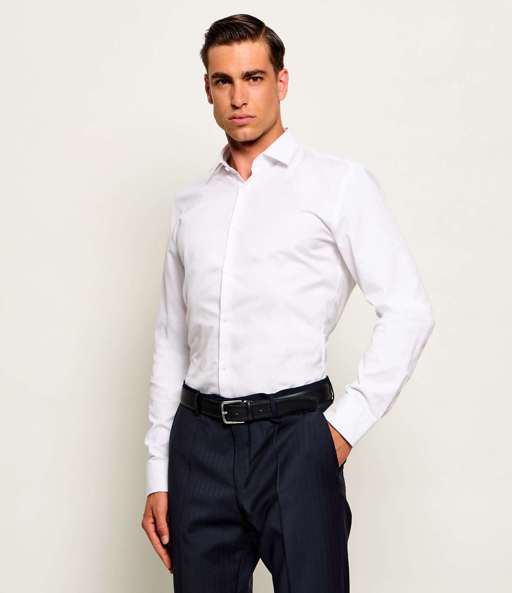 HUGO Koszula Kenno Slim Fit