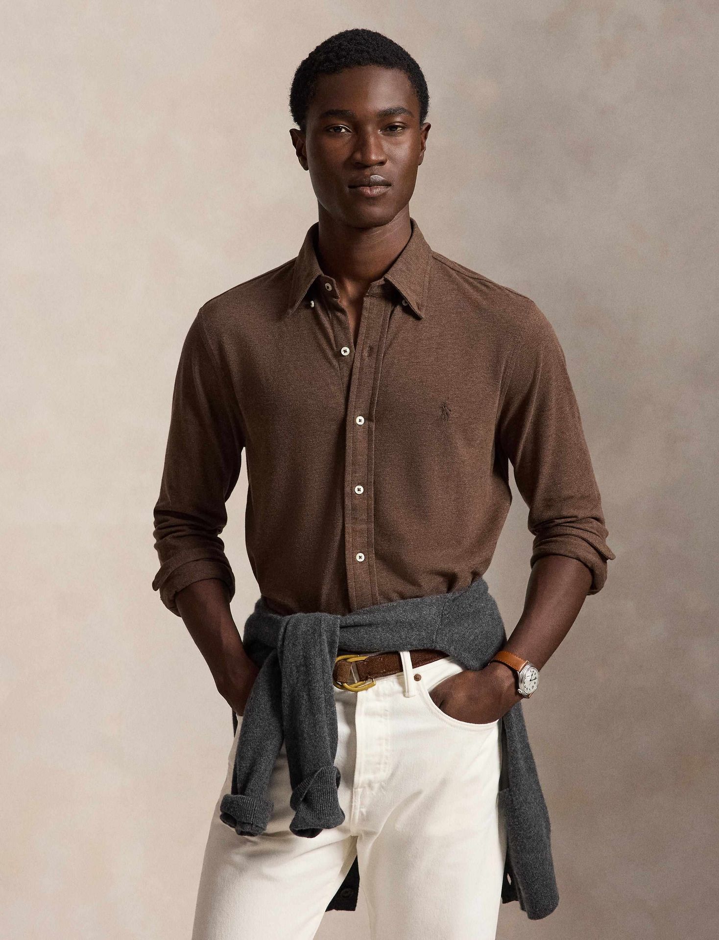 POLO RALPH LAUREN Koszula Oxford Regular Fit feather weight twill