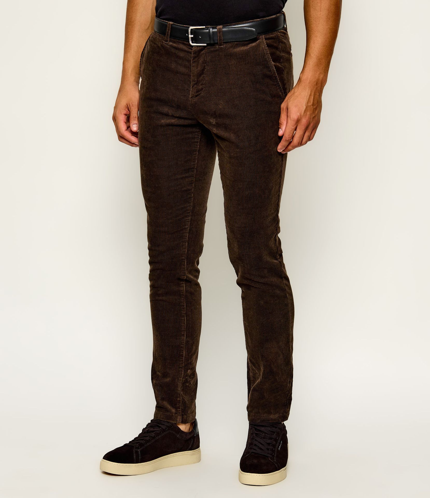 Gant Spodnie chino Slim Fit sztruks