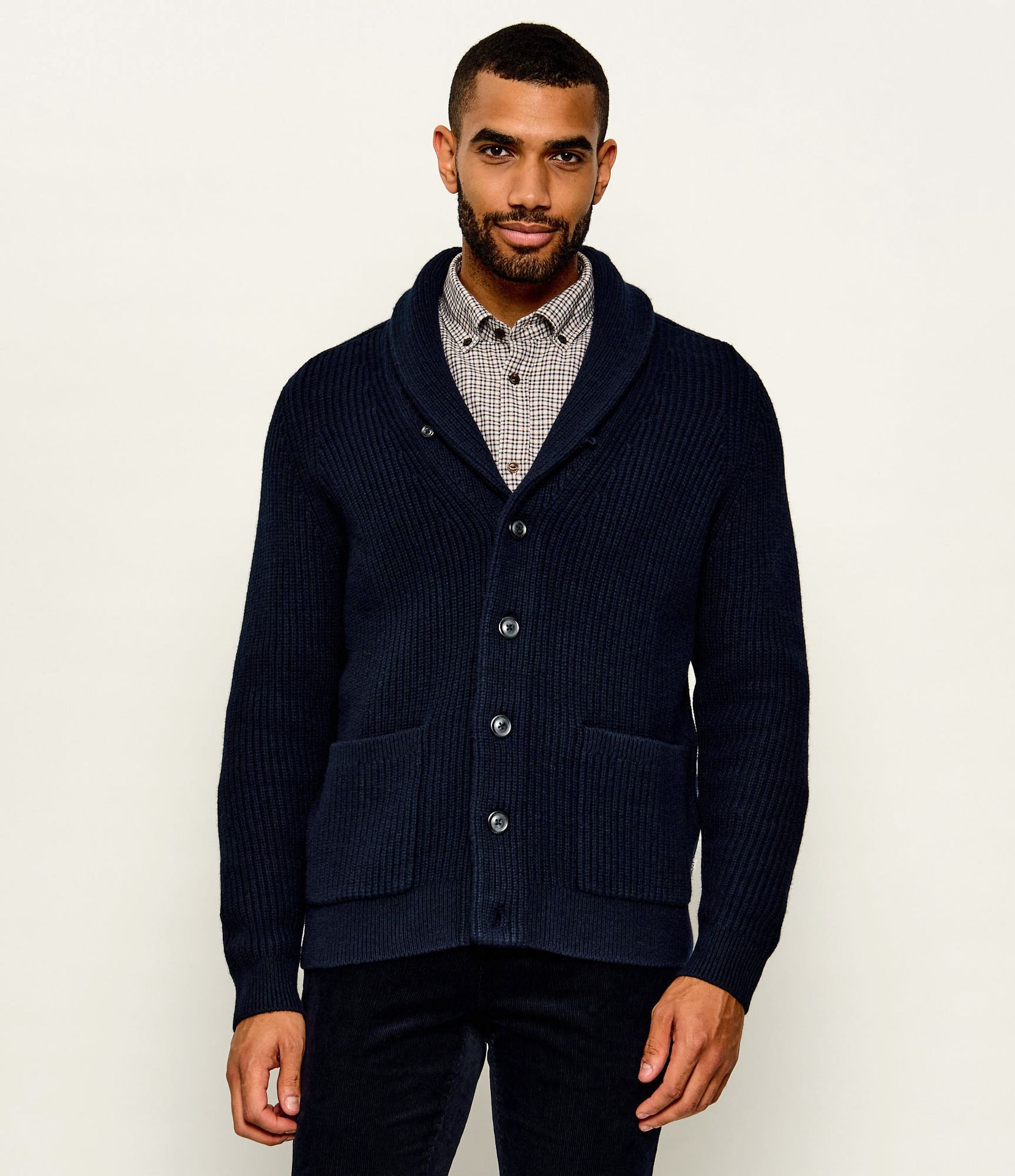 Gant Wełniany kardigan Regular Fit