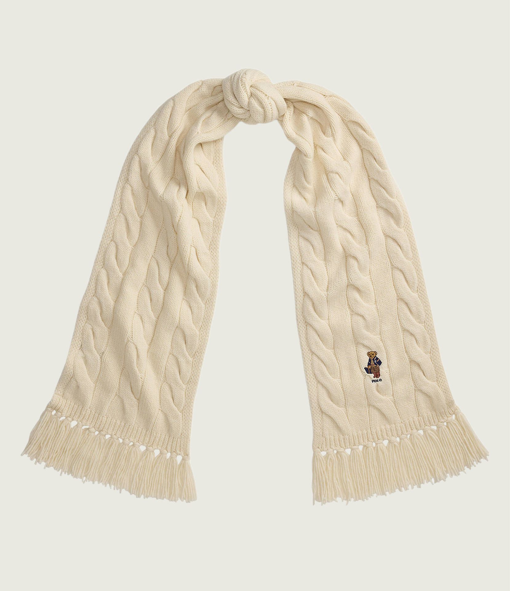 POLO RALPH LAUREN Wełniany szal