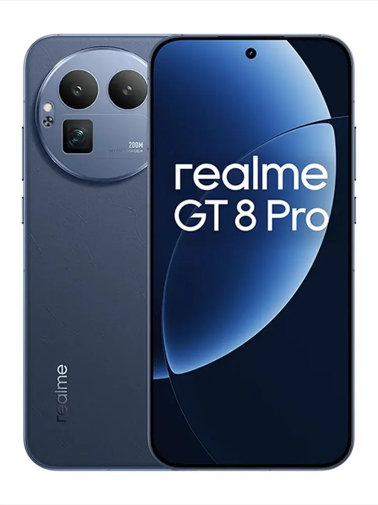 Europejska wersja smartfona realme GT 8 Pro 5G z procesorem Snapdragon 8 Elite Gen 5, teleobiektywem o rozdzielczości 200 MP zapewniającym wyjątkową ostrość oraz baterią o pojemności 7000 mAh i Diary White