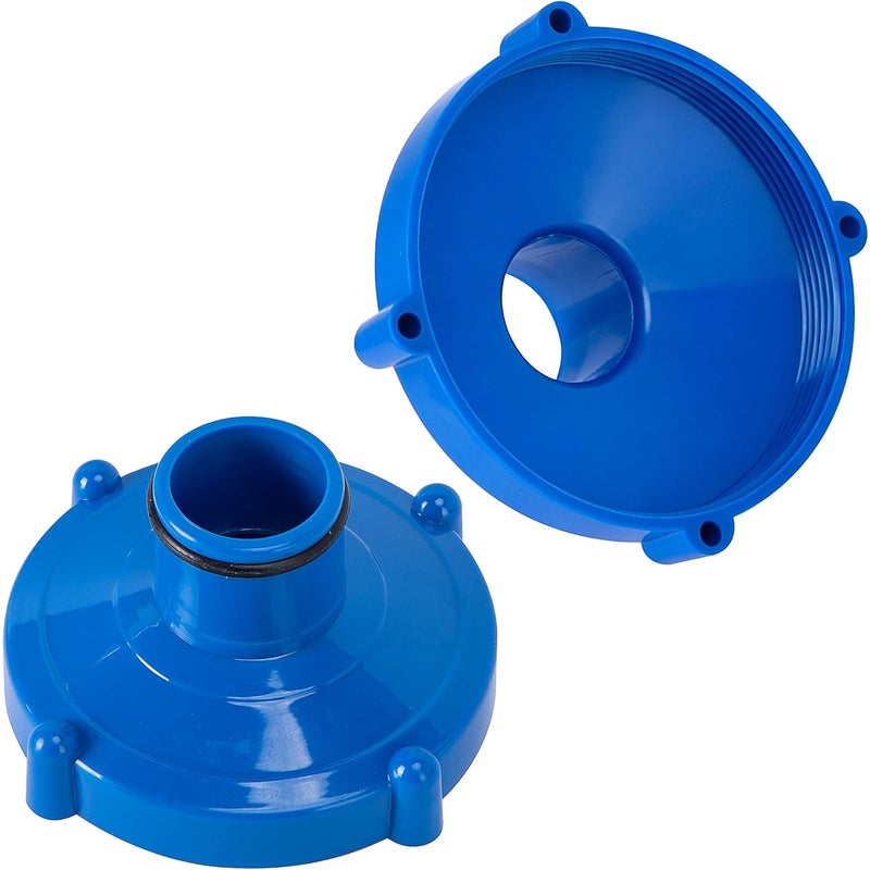 Adaptery do węży odkurzacza basenowego Intex (2 sztuki) - wąż niebieski, 80 mm na 32 mm