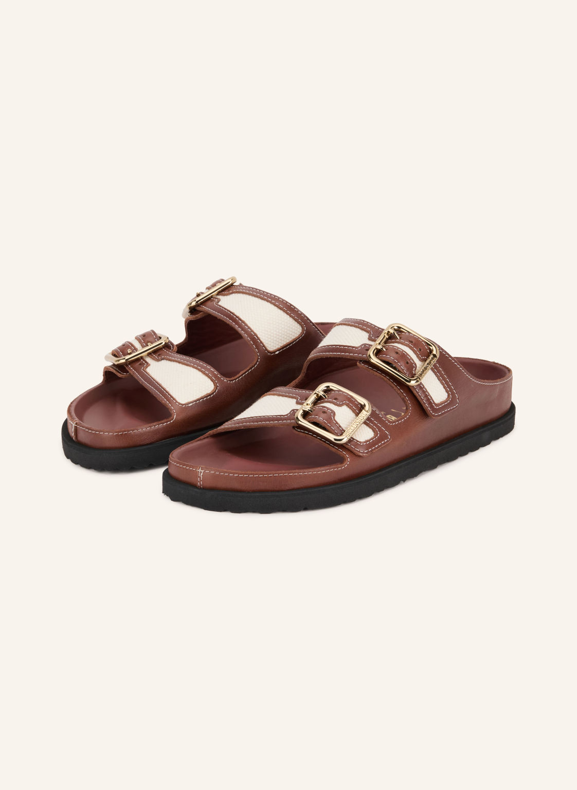 1774 Birkenstock Klapki Arizona Bold Canvas braun