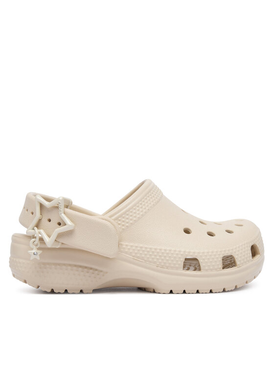 Crocs Klapki Classic Star Buckle Clog 214369 Beżowy jasny