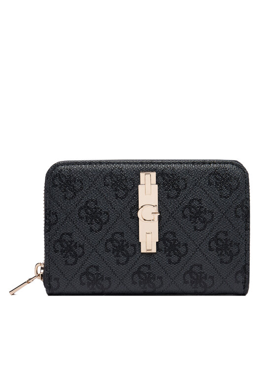 Guess Portfel Yvonne Logo Slg SWSG23 78140 Szary ciemny