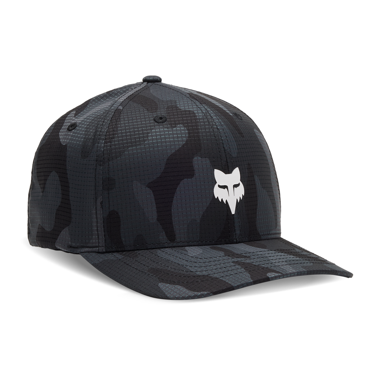 Czapka z Daszkiem FOX FOX Head Camo Tech Flexfit Czarny MoroS/M