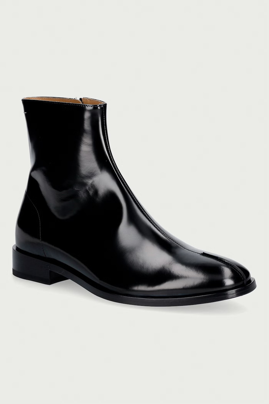 MM6 Maison Margiela botki męskie skórzane