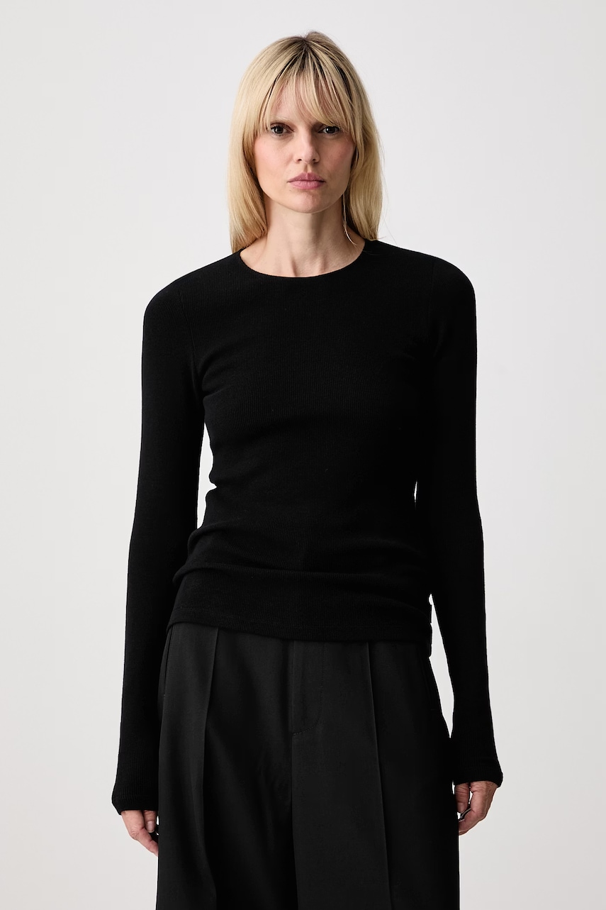 MM6 Maison Margiela longsleeve damski z wełną