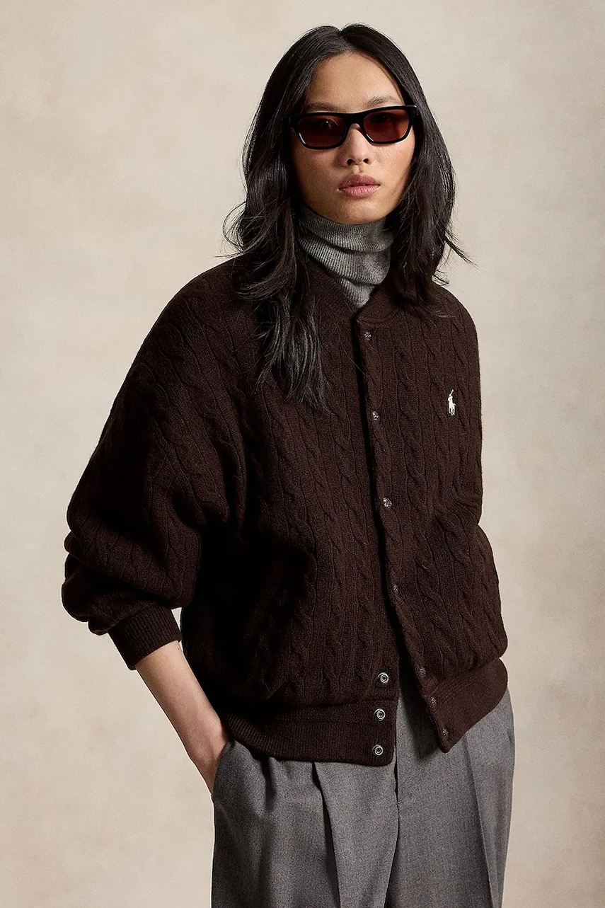 Polo Ralph Lauren bomberka damska z wełną