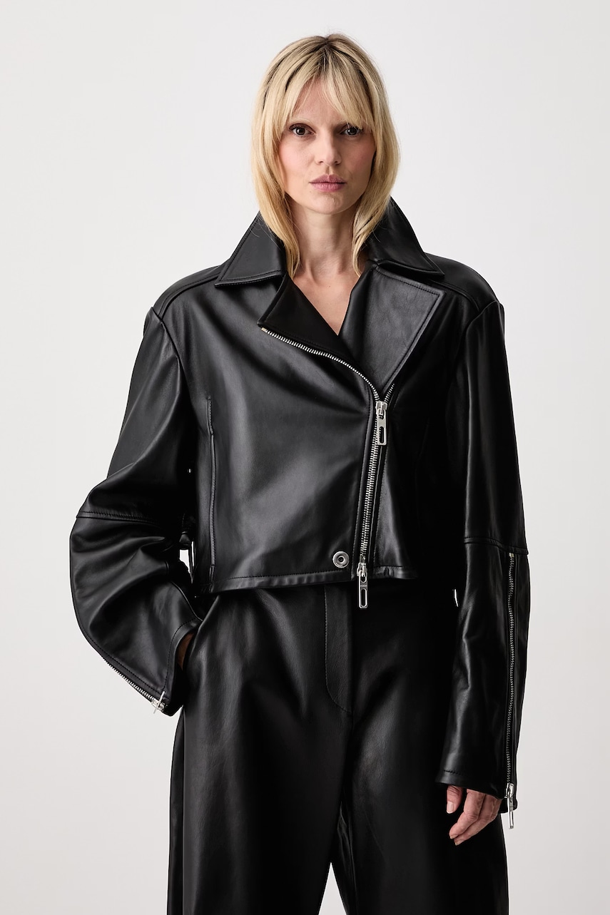 Sportmax Vicario ramoneska damska skórzana