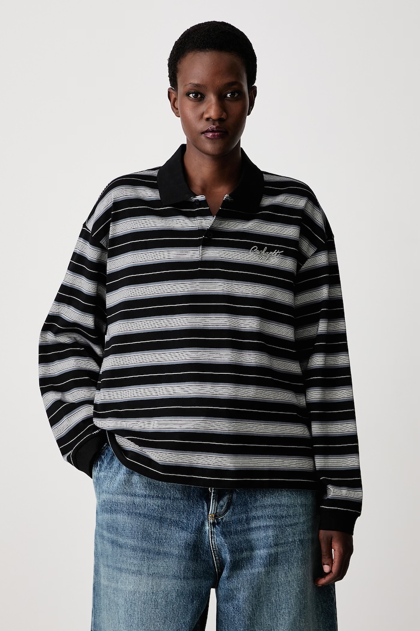 Carhartt WIP longsleeve damski bawełniany Bronson Polo